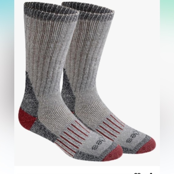 Dickies Other - Gray and Red Men's Socks